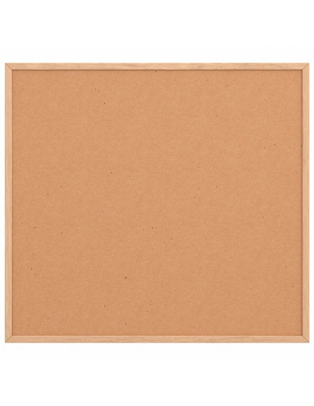 Tavola in Sughero con Cornice Legno Massello di Pino 60x55 cm