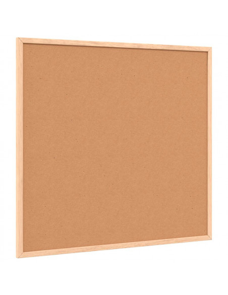 Tavola in Sughero con Cornice Legno Massello di Pino 60x55 cm
