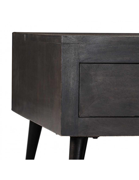 Tavolino da Caffè in Legno Massello di Mango 100x60x35 cm