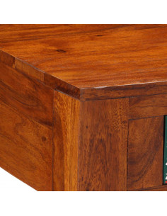 Tavolino da Salotto 90x50x40 cm in Legno Massello di Acacia