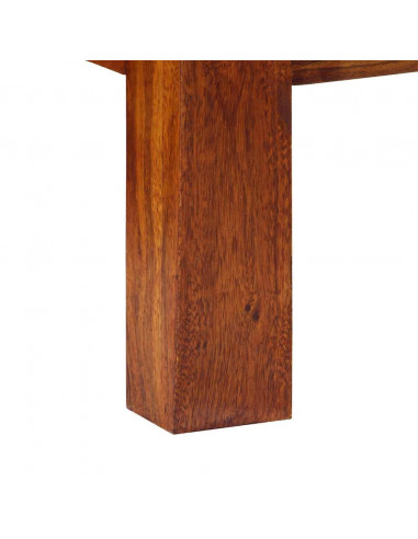 Tavolino da Salotto 90x50x40 cm in Legno Massello di Acacia