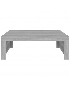Tavolino Salotto Grigio Sonoma 100x100x35 cm Legno Multistrato
