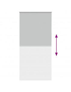 Tenda a Rullo Oscurante 100x210 cm Larghezza Tessuto 95,7 cm