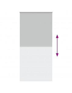 Tenda a Rullo Oscurante 100x230 cm Larghezza Tessuto 95,7 cm