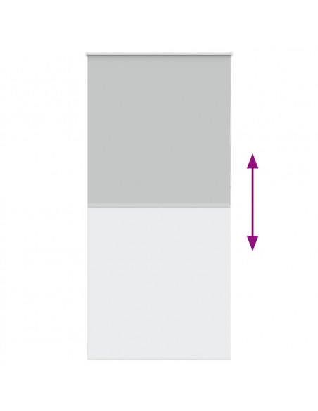 Tenda a Rullo Oscurante 100x230 cm Larghezza Tessuto 95,7 cm
