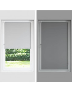 Tenda a Rullo Oscurante 105x175 cm Larghezza Tessuto 100,7 cm