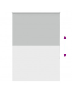 Tenda a Rullo Oscurante 115x130 cm Larghezza Tessuto 110,7 cm