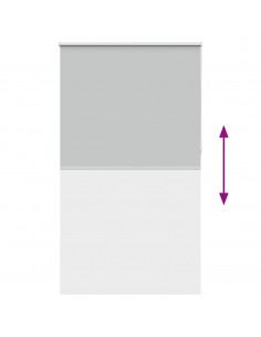 Tenda a Rullo Oscurante 120x210 cm Larghezza Tessuto 116,6 cm