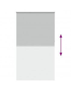 Tenda a Rullo Oscurante 125x230 cm Larghezza Tessuto 121,6 cm