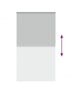 Tenda a Rullo Oscurante 130x230 cm Larghezza Tessuto 126,6 cm