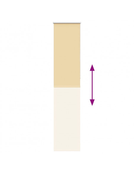 Tenda a Rullo Oscurante 40x210 cm Larghezza Tessuto 35,7 cm