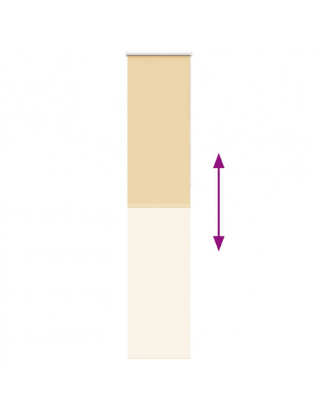 Tenda a Rullo Oscurante 45x210 cm Larghezza Tessuto 40,7 cm
