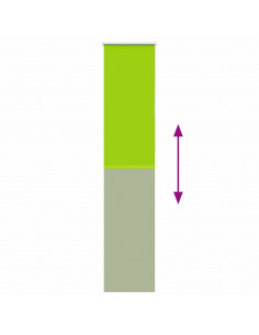 Tenda a Rullo Oscurante 50x210 cm Larghezza Tessuto 45,7 cm