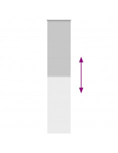 Tenda a Rullo Oscurante 50x210 cm Larghezza Tessuto 45,7 cm