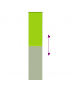 Tenda a Rullo Oscurante 50x230 cm Larghezza Tessuto 45,7 cm