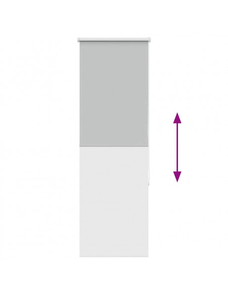 Tenda a Rullo Oscurante 55x175 cm Larghezza Tessuto 50,7 cm