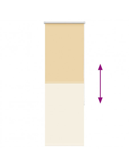 Tenda a Rullo Oscurante 60x130 cm Larghezza Tessuto 55,7 cm
