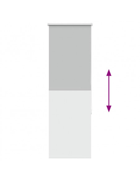 Tenda a Rullo Oscurante 60x150 cm Larghezza Tessuto 55,7 cm
