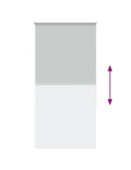 Tenda a Rullo Oscurante 65x130 cm Larghezza Tessuto 60,7 cm
