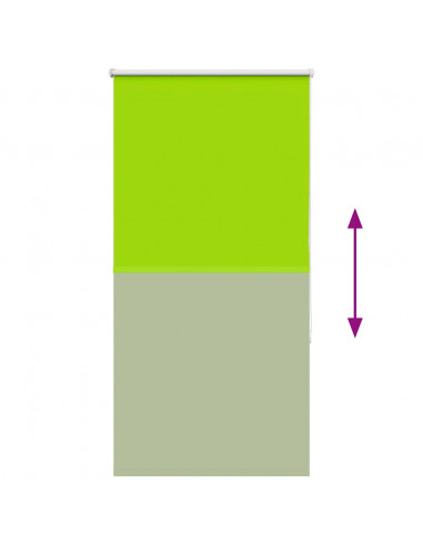 Tenda a Rullo Oscurante 70x130 cm Larghezza Tessuto 65,7 cm