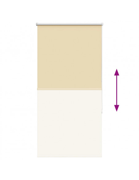 Tenda a Rullo Oscurante 70x130 cm Larghezza Tessuto 65,7 cm
