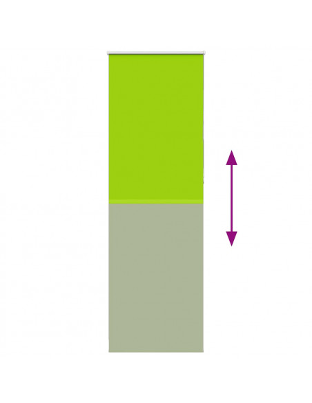 Tenda a Rullo Oscurante 70x230 cm Larghezza Tessuto 65,7 cm