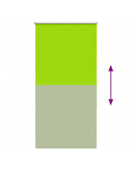Tenda a Rullo Oscurante 75x130 cm Larghezza Tessuto 70,7 cm
