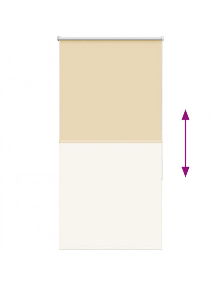 Tenda a Rullo Oscurante 75x150 cm Larghezza Tessuto 70,7 cm