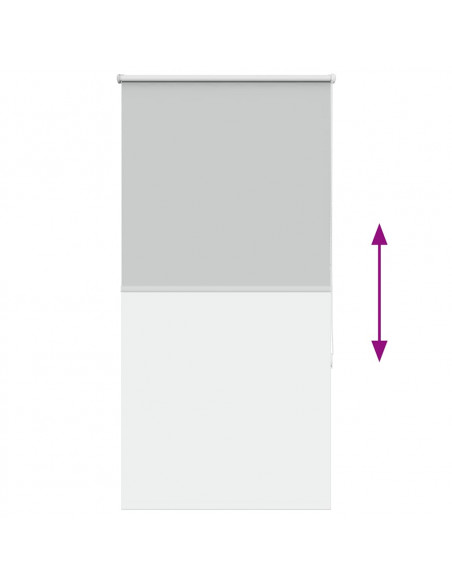 Tenda a Rullo Oscurante 75x150 cm Larghezza Tessuto 70,7 cm
