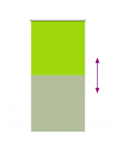 Tenda a Rullo Oscurante 80x130 cm Larghezza Tessuto 75,7 cm