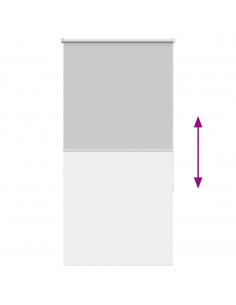 Tenda a Rullo Oscurante 80x175 cm Larghezza Tessuto 75,7 cm