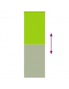 Tenda a Rullo Oscurante 80x210 cm Larghezza Tessuto 75,7 cm