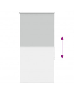 Tenda a Rullo Oscurante 85x130 cm Larghezza Tessuto 80,7 cm