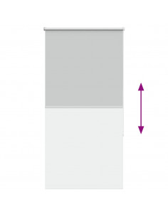 Tenda a Rullo Oscurante 90x130 cm Larghezza Tessuto 85,7 cm