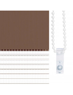 Tenda a Rullo Zebra Larghezza Tessuto 80,9 cm Poliestere