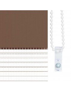 Tenda a Rullo Zebra Larghezza Tessuto 85,9 cm Poliestere