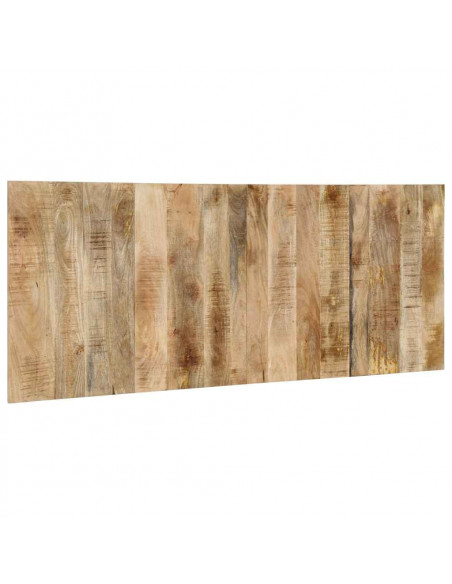 Testiera 200 cm in Legno Massello di Mango Grezzo