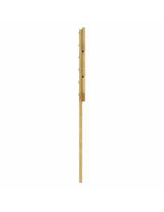 Testiera 80 cm in Legno Massello di Rovere