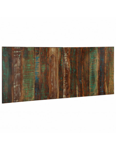 Testiera Multicolore 200 cm in Legno Massello Recupero