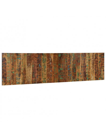 Testiera Multicolore 200 cm in Legno Massello Recupero