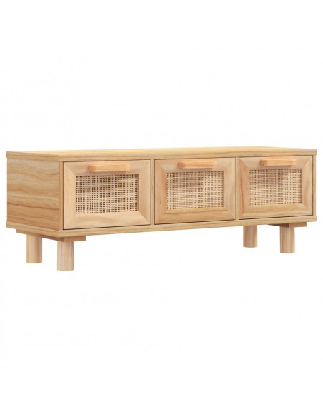 Tavolino Marrone 80x40x30 cm Legno Multistrato e Massello Pino