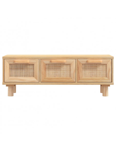 Tavolino Marrone 80x40x30 cm Legno Multistrato e Massello Pino