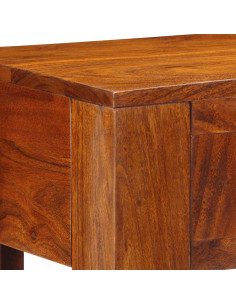 Tavolo Consolle 80x35x75 cm in Legno Massello di Acacia 2