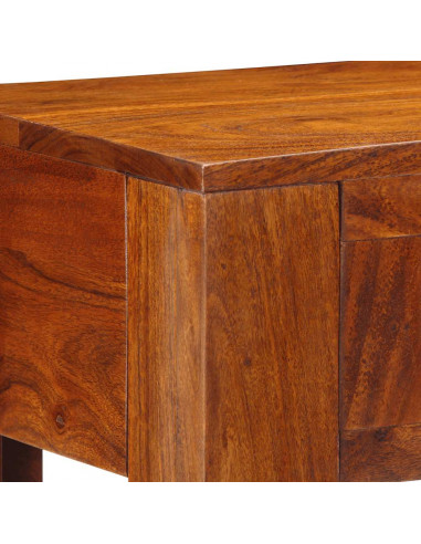 Tavolo Consolle 80x35x75 cm in Legno Massello di Acacia