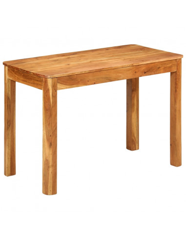 Tavolo da Pranzo 110x55x76 cm Legno Massello di Acacia
