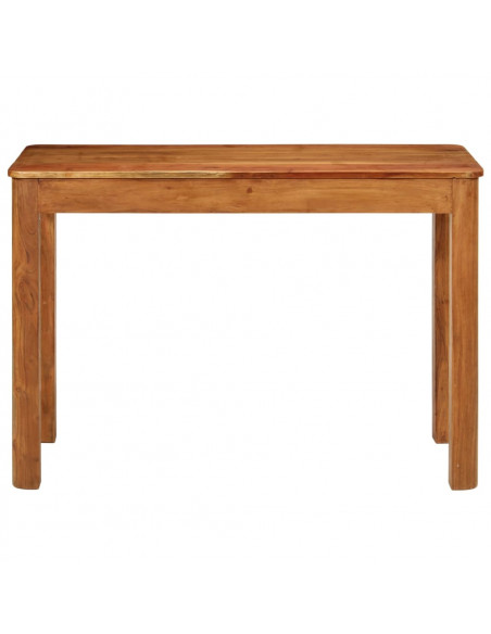 Tavolo da Pranzo 110x55x76 cm Legno Massello di Acacia