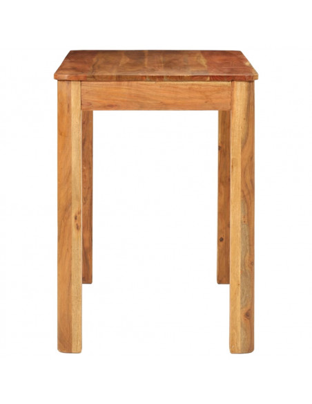 Tavolo da Pranzo 110x55x76 cm Legno Massello di Acacia