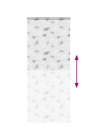 Tenda a Rullo Doccia Cassonetto 100x240 cm Larghezza Tessuto