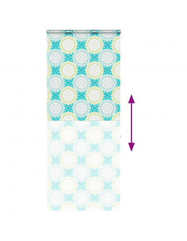 Tenda a Rullo Doccia Cassonetto 110x240 cm Larghezza Tessuto