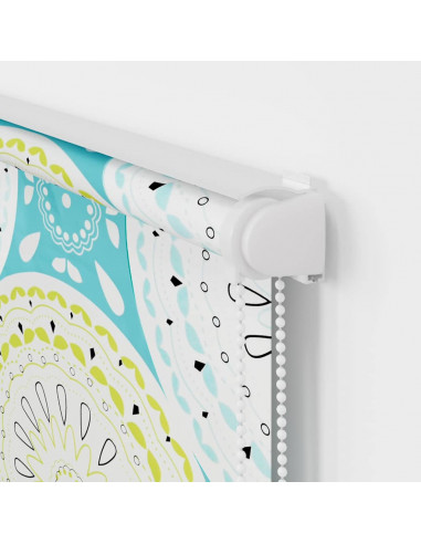 Tenda a Rullo Doccia Cassonetto 110x240 cm Larghezza Tessuto